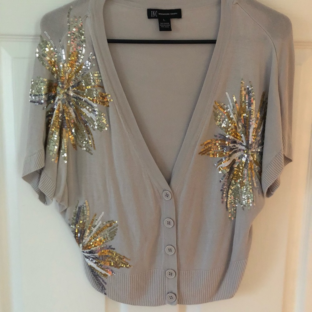 Sequin Starburst Bolero Shrug